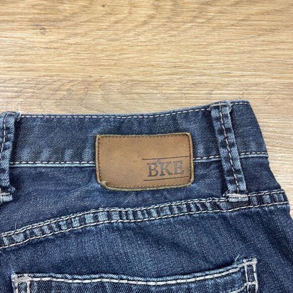 BKE Jeans Mens 32 Blue Carter Straight Denim Stretch - Picture 7 of 11